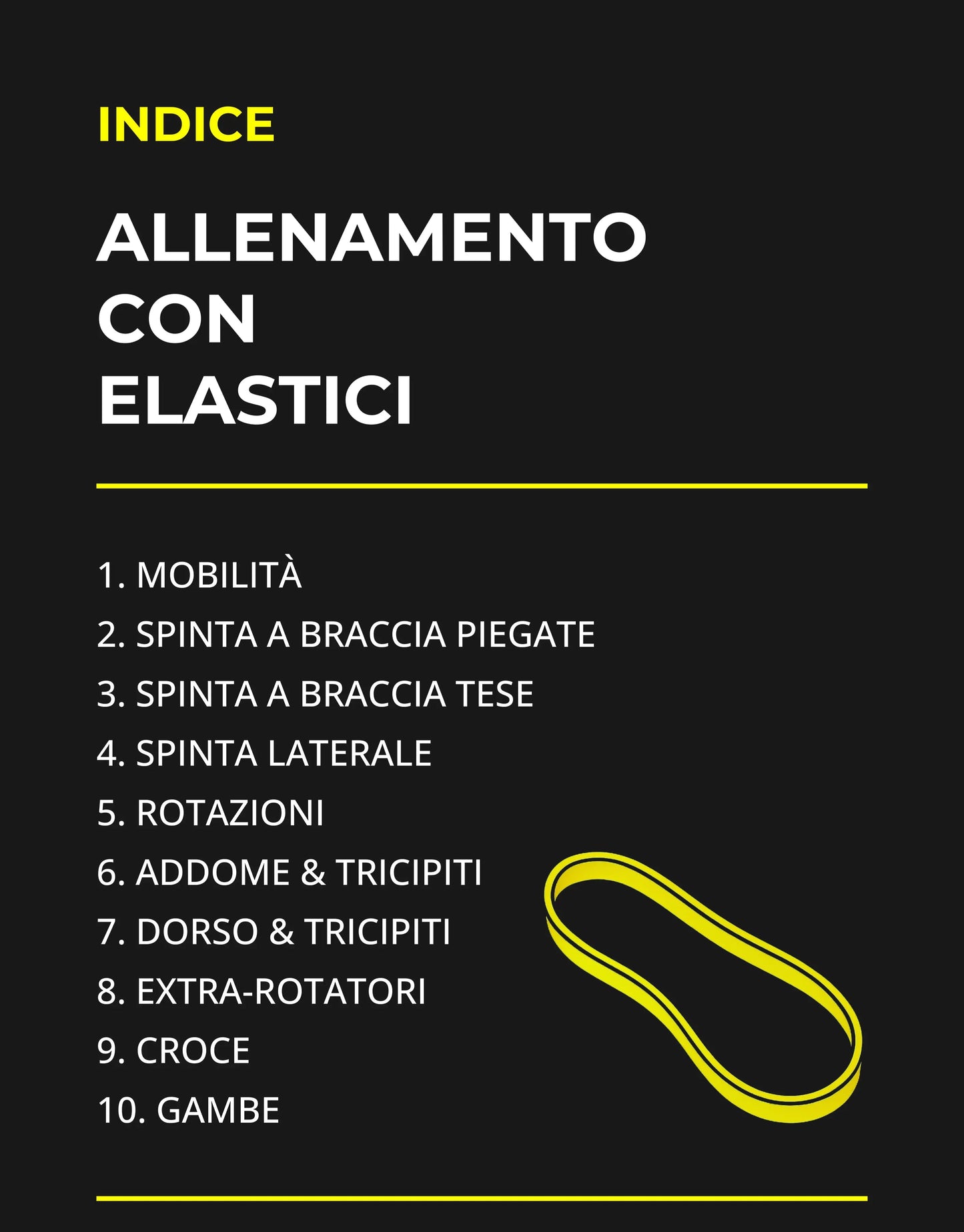 ALLENAMENTO CON ELASTICI - BRESOS Program